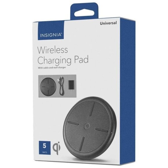 Insignia Qi Wireless Charging Pad - Black NS-MWPC5CU-C - Picture 1 of 2